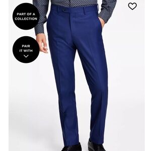 Alfani Slim-Fit Blue Dress Pants